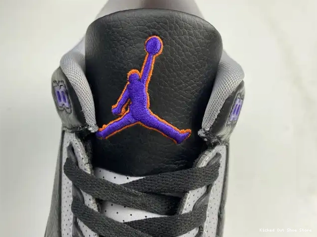 Kicked Out Shoe Store Jordan Black 3 Purple Retro Air 050 Court CT8532 0521